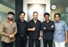 உலகநாயகன் கமல்ஹாசன் உடன் தென்னிந்திய திரைப்பட எழுத்தாளர்கள் சங்கத்தினர் சந்திப்பு!